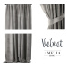 Závěs AmeliaHome Velvet cm stříbrný