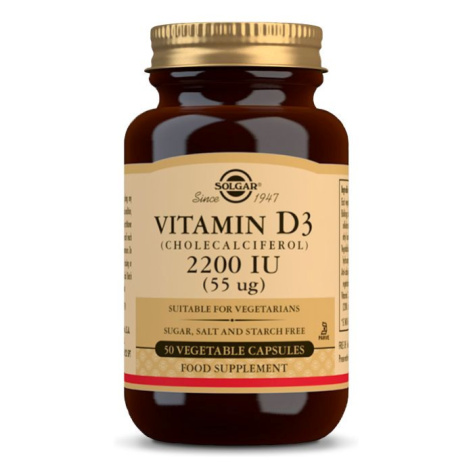 Solgar Vitamin D3 2200 IU 50 kapslí