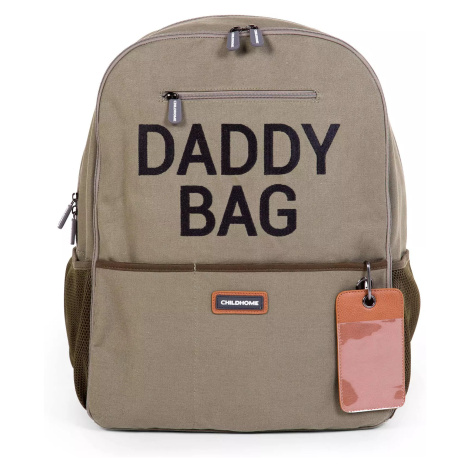 Přebalovací batoh Daddy Bag Canvas Khaki Childhome