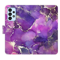 iSaprio flip pouzdro Purple Marble pro Samsung Galaxy A53 5G