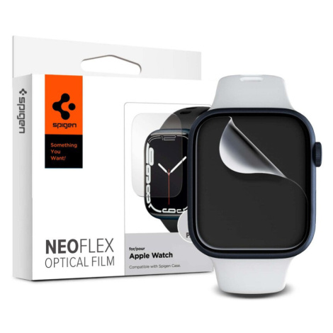 Sada ochranných fólií na Apple Watch 45 mm Spigen Film Neo Flex