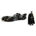 Autíčko Batman 1989 Batmobile Jada kovové s posuvným kokpitem a figurkou Batmana délka 22 cm 1:2