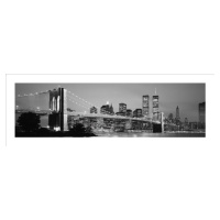 Umělecký tisk New York - Skyline, (33 x 95 cm)