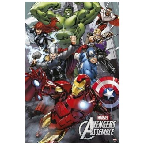 Plakát 61x91,5cm - Marvel - Avengers Assemble