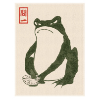 Obrazová reprodukce Japanese Grumpy Toad, Matsumoto Hoji, 30 × 40 cm