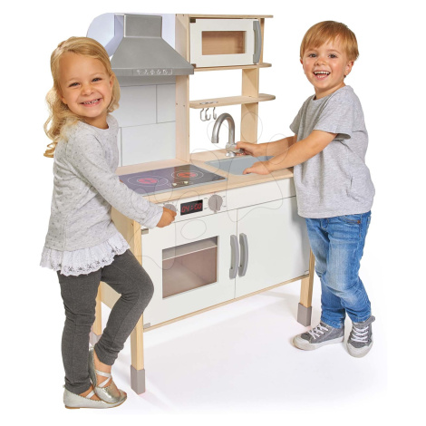 Dřevěná kuchyňka elektronická Play Kitchen Eichhorn varná deska se světlem
