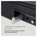 Auna Areal Bar 750 2.1, zvukový systém soundbar, RMS výkon 120 W, BT, USB, černý