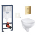 Závěsný wc set do lehkých stěn / předstěnová montáž Grohe Bau Ceramic SIKOGRSBAUSCGL0