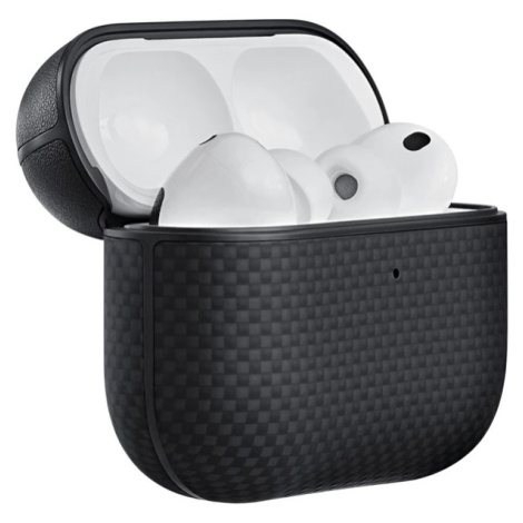 Pitaka Aramid Fiber Magnetic Case pouzdro AirPods Pro 3 Black/Grey