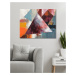 Obrazy na stěnu - Abstrakce geometrické tvary Rozměr: 40x50 cm, Rámování: vypnuté plátno na rám