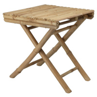 Skládací bambusový stolek Meerut, 40 x 45 x 40 cm