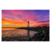 Fotografie Whalton Lighthouse Morning Beautiful Clouds Little, Devesh Tripathi / 500px, 40x26.7 
