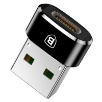 Baseus převodník USB-A na USB-C černý