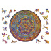 Prémiové 3D dřevěné puzzle pro dospělé Mandala Vynikající harmonie XXL