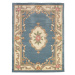 Flair Rugs koberce Ručně všívaný kusový koberec Lotus premium Blue - 75x150 cm