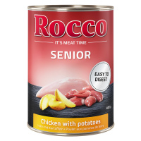 Rocco Senior 6 x 400 g - kuřecí & brambory