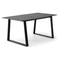 Černý rozkládací jídelní stůl s černou deskou 90x165 cm Meza – Hammel Furniture