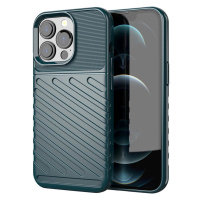 Thunder Case flexibilní pancéřový kryt pro iPhone 13 Pro zelený