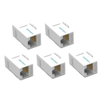 Vention Cat.5E UTP Keystone Jack Coupler 5 Pack White