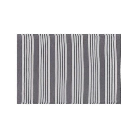 Venkovní koberec 120 x 180 cm šedý a bílý DELHI, 202339 BELIANI