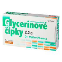 DR. MÜLLER Glycerinové čípky 2,2g 12 ks