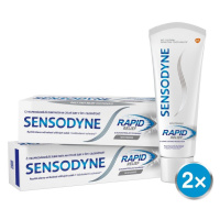 Sensodyne Rapid Whitening zubní pasta 75ml - balení 2 ks