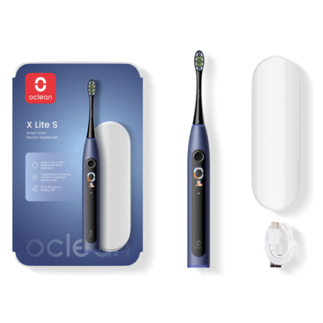 OCLEAN X Lite Set pouzdro a sonický kartáček tmavě modrý