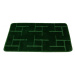 Koupelnový kobereček TERAMO lahvově zelený
