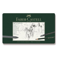 Graf. tužky Faber Castell Pitt Monochrome sada plech. 26ks Faber-Castell