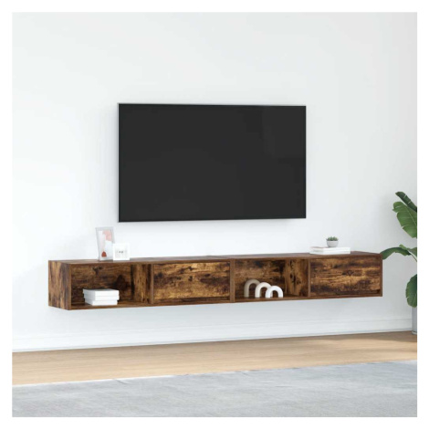 vidaXL TV skříňky 2 ks kouřový dub 100x31x25,5 cm kompozitní dřevo