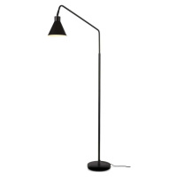 Černá stojací lampa s kovovým stínidlem (výška 153 cm) Lyon – it's about RoMi