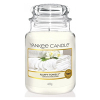 Yankee Candle Massachusetts USA Vonná svíčka Yankee Candle Fluffy Towels Classic Velký 623g