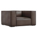 Hnědé kožené křeslo Madame – Windsor & Co Sofas