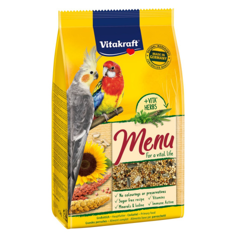 Vitakraft prémiové menu pro velké papoušky 5× 1 kg