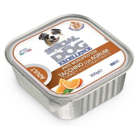 Monge SPECIAL DOG EXCELLENCE FRUITS paté krůta,rýže & citrus 300g vanička