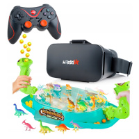 Brýle Vr 3D 360 Stupňů+gamepad V Sadě S Dino Arkádovou Hrou