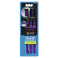 Oral-B Allrounder Black střední zubní kartáček 3 ks