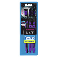 ORAL-B Allrounder Black střední zubní kartáček 3 ks