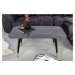 LuxD Designový konferenční stolek Laney 110 cm antracitový - vzor mramor