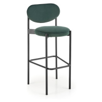 HALMAR Barová židle H108 tmavě zelená