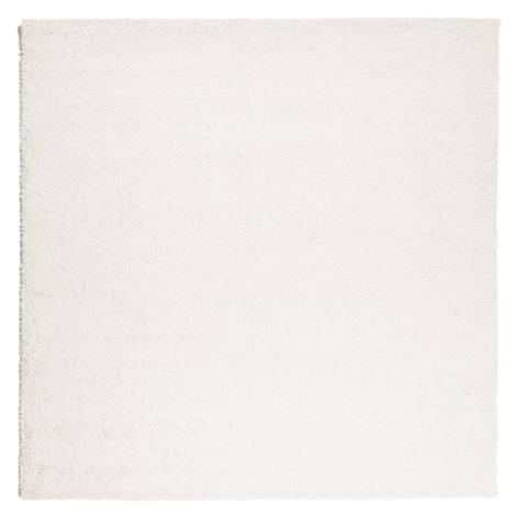 vidaXL Koberec PAMPLONA s vysokým vlasem moderní krémový 160 x 160 cm