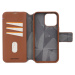 Pouzdro Decoded Leather Detachable Wallet, tan - iPhone 15 Pro Hnědá