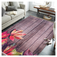 Krásný podzimní koberec listí na podlaze Šířka: 160 cm | Délka: 220 cm