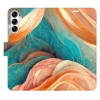 iSaprio flip pouzdro Blue and Orange pro Samsung Galaxy A14 / A14 5G