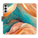 iSaprio flip pouzdro Blue and Orange pro Samsung Galaxy A14 / A14 5G