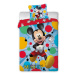 Tiptrade Dětské povlečení 140x200 + 70x90 Mickey Party