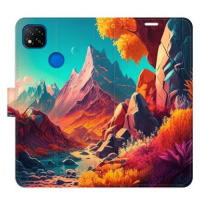 iSaprio flip pouzdro Colorful Mountains pro Xiaomi Redmi 9C