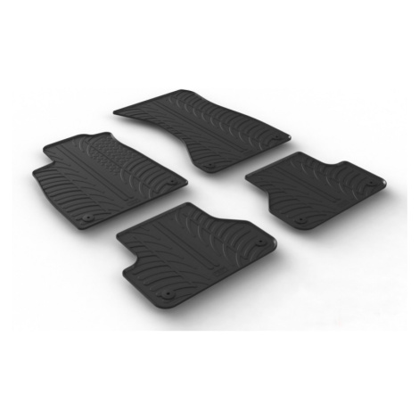 Gumové autokoberce Audi A4 2016 Gledring