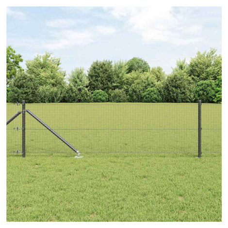 vidaXL Plotový sloupek. Šedá 10 x 0,6 m (19 x 19 mm síťovin)