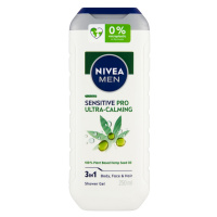 Nivea Men Sensitive Pro Ultra-Calming 3 v 1 Sprchový gel 250ml